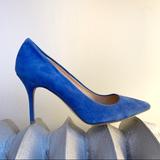 J. Crew Shoes | Beautiful Blue J.Crew Elsie Suede Pumps. Worn Once | Color: Blue | Size: 7