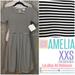 Lularoe Dresses | Lularoe Amelia - Size Xxs - Nwt | Color: Black/White | Size: Xxs