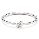 Kate Spade Jewelry | Kate Spade- Sailor's Knot Silver Hinge Bangle | Color: Silver | Size: Os