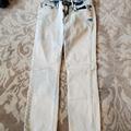 Madewell Jeans | Madewell Faded Skinny Jeans Size 27 | Color: Blue/White | Size: 27