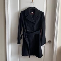 J. Crew Jackets & Coats | Black Wool Pea Coat Jcrew | Color: Black | Size: 10