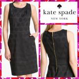 Kate Spade Dresses | Kate Spade Black Alme Polka Dot Cocktail Dress Sz0 | Color: Black | Size: 0