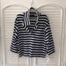 J. Crew Tops | J.Crew Striped Popover Bow Sleeve Sweatshirt Top | Color: Blue/White | Size: S