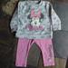 Disney Matching Sets | Girls Minnie Mouse Outfit | Color: Gray/Pink | Size: 12m