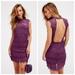 Free People Dresses | Free People Daydream Lace Mini Dress | Color: Purple | Size: S