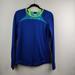 Nike Tops | Nike Dry Fit Womens Long Sleeve Blue Shirt Sz Med | Color: Blue/Yellow | Size: M