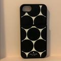 Kate Spade Accessories | Circle Pattern Card Carrying Kate Spade Case | Color: Black/White | Size: I Phone 5