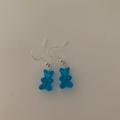 Brandy Melville Jewelry | Blue Gummy Bear Earings | Color: Blue | Size: Os