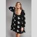 Free People Dresses | Free People Emma Dress Black-Xs [No Tags&Pinhole] | Color: Black/White | Size: Xs