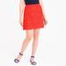 J. Crew Skirts | J. Crew Red Lace Fringe Mini Skirt Nwt | Color: Red | Size: 4