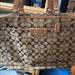 Coach Bags | Coach Bag Large Tote | Color: Brown/Cream | Size: Os