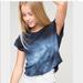 Brandy Melville Tops | Brandy Melville Tie Dye Tee Shirt | Color: Blue | Size: One Size