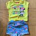 Disney Matching Sets | Minnie Mouse Outfit | Color: Blue/Yellow | Size: 24mb