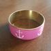 J. Crew Jewelry | J.Crew Bangle Braclet | Color: Gold/Pink/White | Size: Os