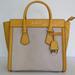 Michael Kors Bags | Michael Kors Colette Ecru Sun Large Satchel Bag | Color: Gold | Size: Large