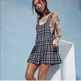 Urban Outfitters Dresses | Anna Sui Uo Exclusive Plaid Mini Dress | Color: Black/White | Size: M