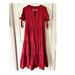 Madewell Dresses | Madewell Tie Sleeve Tiered Midi Dress | Xxs | Nwt | Color: Red | Size: Xxs