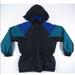 Columbia Jackets & Coats | Columbia Quilted Anorak Hooded Full Zip Jacket | Color: Black/Blue | Size: 14-16