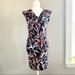 Michael Kors Dresses | Michael Kors Navy Dress Nwot | Color: Blue/Orange | Size: S