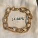 J. Crew Jewelry | J.Crew Gold & Crystal Link Bracelet | Color: Gold | Size: Os