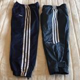 Adidas Bottoms | Boy's Adidas Nylon Pants Size-M(5) | Color: Blue | Size: M (5)