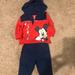 Disney Matching Sets | Mickey Matching Outfit Size 0-3 Months. | Color: Blue/Red | Size: 0-3mb