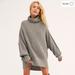 Free People Dresses | Free People Turtleneck Sweater Dress | Color: Gray | Size: Xs