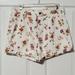 American Eagle Outfitters Shorts | American Eagle Outfitters White Floral Mom Shorts | Color: Orange/White | Size: 12