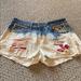 Levi's Shorts | Levi Studded Ombr Jean Shorts Pink Lace Pockets | Color: Cream/Pink | Size: 5j