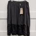 Burberry Skirts | Burberry Black Skirt Velvet Bottom Nwt 8 | Color: Black | Size: 8