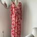 Anthropologie Dresses | Anthropologie Tina + Jo Red Floral Maxi Dress | Color: Red/White | Size: S