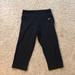 Nike Pants & Jumpsuits | Dri-Fit Nike Capri Black Workout Pants Size Xs | Color: Black | Size: Xs