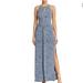 Michael Kors Dresses | New Michael Kors Micro Floral Maxi Dress. M | Color: Blue | Size: M