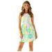 Lilly Pulitzer Dresses | Lilly Pulitzer Hibiscus Stroll Reagan Dress 12 New For Summer Pink Green | Color: Green/Pink | Size: 12