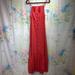 Free People Dresses | Free People Red Brushed Denim Maxi Dress | Color: Red | Size: M