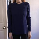 J. Crew Sweaters | 3/$50 Knit Navy Blue Sweater - Ties On Each Side | Color: Blue | Size: S