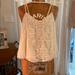 American Eagle Outfitters Tops | American Eagle Crocheted Lace Boho Top | Color: Cream | Size: S