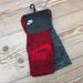 Nike Underwear & Socks | 2 Pairs Nike Sportswear Crew Socks | Color: Gray/Red | Size: M