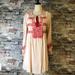 Free People Dresses | Free People Dress Size Xs. | Color: Cream/Red | Size: Xs