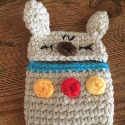 Urban Outfitters Cell Phones & Accessories | Llama Crochet Airpod Case Brand New | Color: Cream | Size: Os