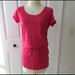 American Eagle Outfitters Dresses | Hot Pink Tie Waist T-Shirt Dress | Color: Pink | Size: Xs