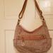 Giani Bernini Bags | Giani Bernini Signature Tan Hobo Bag Purse Satchel | Color: Cream/Tan | Size: Os