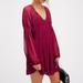 Free People Dresses | Free People Lini Babydoll Dress | Color: Purple/Red | Size: S