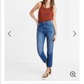 Madewell Jeans | Madewell Mom Jeans In Stratford Wash Barely Worn | Color: Blue | Size: 26