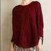 Anthropologie Sweaters | Anthropologie Angel Of The North Sweater Poncho | Color: Red | Size: L