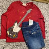 Zara Shirts & Tops | Baby Boy Outfit | Color: Blue/Red | Size: 18-24mb