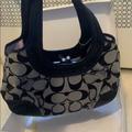 Coach Bags | Coach Black Side Bag Basically Brand New | Color: Black/Gray | Size: Os