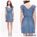 Madewell Dresses | Madewell Blue Lace Flutter Sleeve Dress F2595 | 4 | Color: Blue | Size: 4