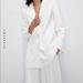 Zara Jackets & Coats | Flash Sale Zara Blazer Bloggers Favorite | Color: White | Size: Various