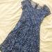 Michael Kors Dresses | Blue Printed Michael Kors Dress | Color: Blue/White | Size: Xs